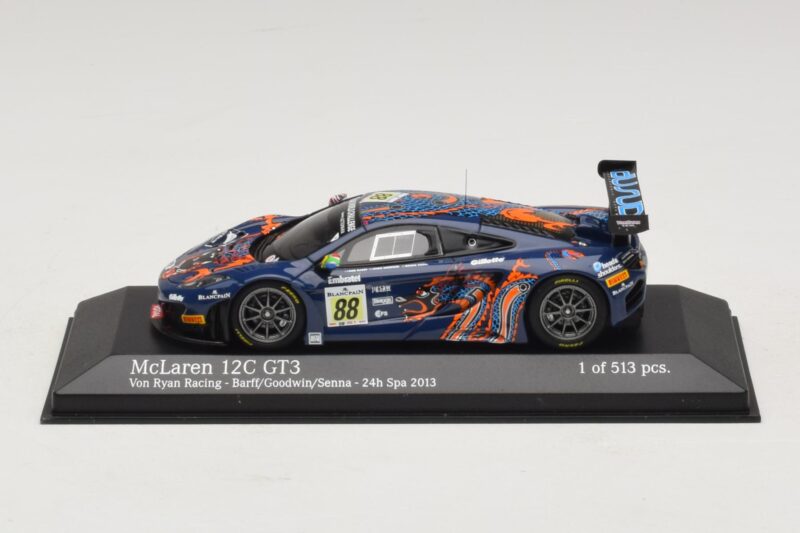 McLaren MP4-12C GT3 #88 Von Ryan Racing Barff / Goodwin 24 Hours of Spa 2013 Minichamps 1:43 437131388 Kov