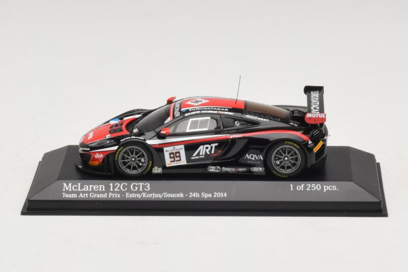 McLaren MP4-12C GT3 Art Grand Prix #99 K. Estre / M. Korjus 24 Hours of Spa 2014 Minichamps 1:43 437141399 Kov