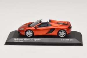 McLaren MP4-12C Spider Oranžová Metalíza Minichamps 1:43 530133030 Kov