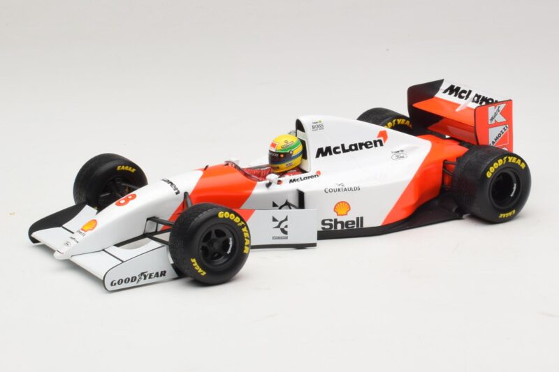 McLaren MP4/8 Ford #8 A. Senna Winner European GP 1993 Minichamps 1:18 540931818 Kov