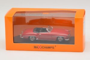 Mercedes 190 SL Červený Maxichamps 1:43 940033131-O Kov – obrázek 4 z 4
