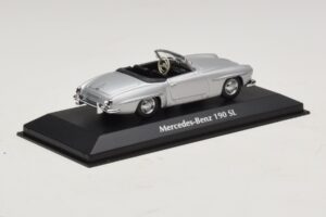 Mercedes 190 SL W121 Stříbrný Maxichamps 1:43 940033130 Kov – obrázek 2 z 4