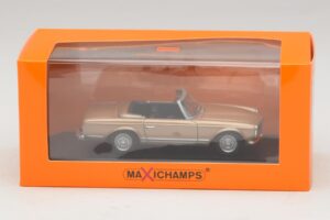 Mercedes 230 SL W113 Zlatá Metalíza Maxichamps 1:43 940032230 Kov – obrázek 4 z 4