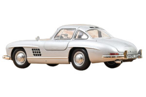 Mercedes 300 SL W198 Gullwing Stříbrný Norev 1:18 183857 Kov – obrázek 3 z 5