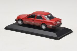 Mercedes 300D W124 Turbo Červený Minichamps 1:43 3210 Kov – obrázek 3 z 4
