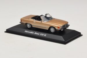 Mercedes 350 SL R107 Zlatý Maxichamps 1:43 940033431 Kov – obrázek 3 z 4