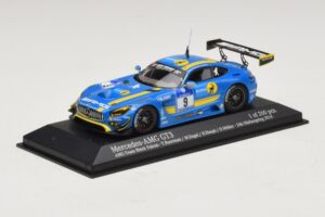 Mercedes AMG GT3 Black Falcon #9 Y. Buurman / M. Engel 24 Hours of Nurburgring 2016 Minichamps 1:43 437163009 Kov – obrázek 2 z 5