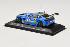 Mercedes AMG GT3 Black Falcon #9 Y. Buurman / M. Engel 24 Hours of Nurburgring 2016 Minichamps 1:43 437163009 Kov – obrázek 3 z 5