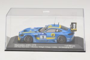 Mercedes AMG GT3 Black Falcon #9 Y. Buurman / M. Engel 24 Hours of Nurburgring 2016 Minichamps 1:43 437163009 Kov – obrázek 4 z 5