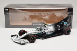 Mercedes AMG Petronas W10 #77 V. Bottas German GP 2019 Minichamps 1:18 110191177 Kov – obrázek 6 z 7