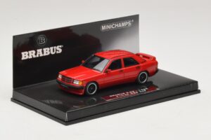 Mercedes Brabus 3.6S 190E W201 Červený Minichamps 1:43 437032600 Kov – obrázek 2 z 5