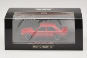 Mercedes Brabus 3.6S 190E W201 Červený Minichamps 1:43 437032600 Kov – obrázek 5 z 5
