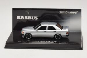 Mercedes Brabus 3.6S 190E W201 Stříbrná Minichamps 1:43 437032604 Kov