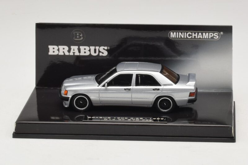 Mercedes Brabus 3.6S 190E W201 Stříbrná Minichamps 1:43 437032604 Kov