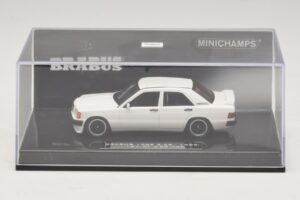 Mercedes Brabus 3.6S 190E W201 Bílý Minichamps 1:43 437032602 Kov – obrázek 4 z 5
