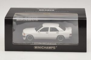Mercedes Brabus 3.6S 190E W201 Bílý Minichamps 1:43 437032602 Kov – obrázek 5 z 5