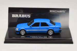 Mercedes Brabus 6.5 500E W124 Modrý Minichamps 1:43 437032502 Kov