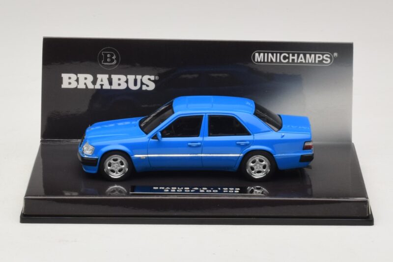 Mercedes Brabus 6.5 500E W124 Modrý Minichamps 1:43 437032502 Kov