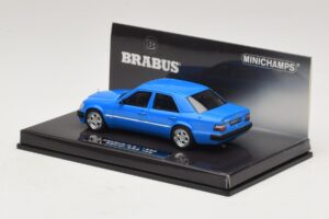 Mercedes Brabus 6.5 500E W124 Modrý Minichamps 1:43 437032502 Kov – obrázek 3 z 5