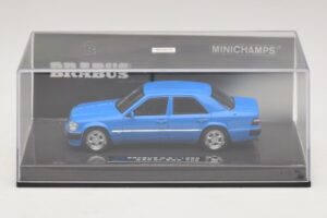 Mercedes Brabus 6.5 500E W124 Modrý Minichamps 1:43 437032502 Kov – obrázek 4 z 5