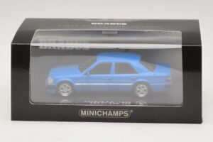 Mercedes Brabus 6.5 500E W124 Modrý Minichamps 1:43 437032502 Kov – obrázek 5 z 5