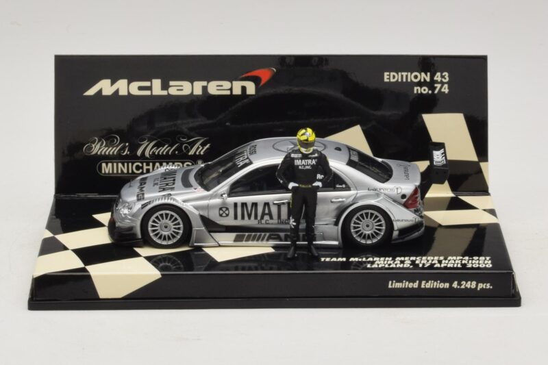 Mercedes C203 DTM Team McLaren Mercedes MP4-98T Mika & Erja Hakkinen Lapland 17 April 2000 Minichamps 1:43 530984378-P1 Kov