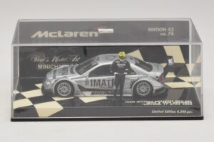 Mercedes C203 DTM Team McLaren Mercedes MP4-98T Mika & Erja Hakkinen Lapland 17 April 2000 Minichamps 1:43 530984378-P1 Kov – obrázek 4 z 4