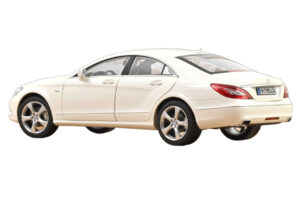 Mercedes CLS C218 Kupé Brilliant White Metallic Norev 1:18 183943 Kov – obrázek 3 z 3