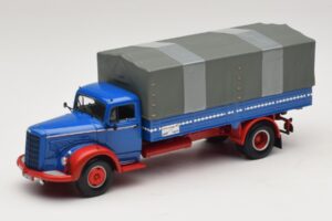 Mercedes L 315 Valník Modrá Červená Minichamps 1:43 439034420 Kov