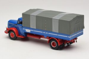 Mercedes L 315 Valník Modrá Červená Minichamps 1:43 439034420 Kov – obrázek 5 z 6