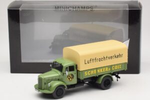 Mercedes L 3500 Valníkový Vůz Schenker Minichamps 1:43 439350028 Kov – obrázek 6 z 6