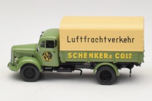 Mercedes L 3500 Valníkový Vůz Schenker Minichamps 1:43 439350028 Kov – obrázek 3 z 6