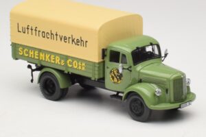 Mercedes L 3500 Valníkový Vůz Schenker Minichamps 1:43 439350028 Kov – obrázek 4 z 6