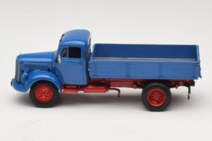 Mercedes L 3500 Sklápěč Modrý Červený Minichamps 1:43 439350004 Kov – obrázek 3 z 6