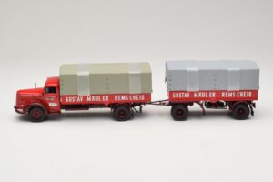 Mercedes L315 Pritschenzug Gustav Mauler Minichamps 1:43 499034720 Kov – obrázek 3 z 6