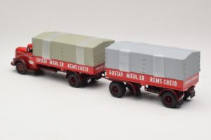 Mercedes L315 Pritschenzug Gustav Mauler Minichamps 1:43 499034720 Kov – obrázek 5 z 6