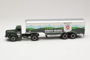 Mercedes LS315 Koffersattelzug Bärenmarke Minichamps 1:43 499034780 Kov – obrázek 3 z 6