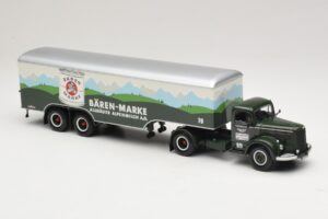 Mercedes LS315 Koffersattelzug Bärenmarke Minichamps 1:43 499034780 Kov – obrázek 4 z 6