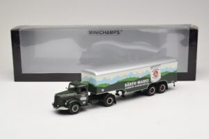 Mercedes LS315 Koffersattelzug Bärenmarke Minichamps 1:43 499034780 Kov – obrázek 6 z 6