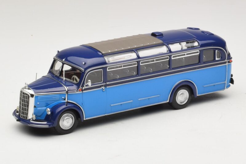 Mercedes O 3500 Autobus Světle Modrá Tmavě Modrá Minichamps 1:43 439360011 Kov