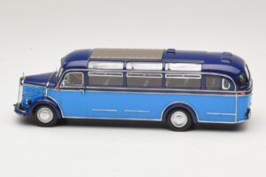 Mercedes O 3500 Autobus Světle Modrá Tmavě Modrá Minichamps 1:43 439360011 Kov – obrázek 3 z 6