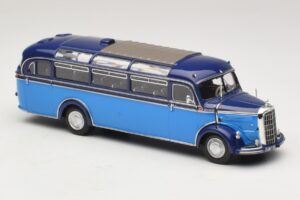 Mercedes O 3500 Autobus Světle Modrá Tmavě Modrá Minichamps 1:43 439360011 Kov – obrázek 4 z 6