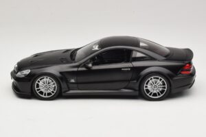 Mercedes SL65 AMG R230 Black Series Matt Black Minichamps 1:18 100038121 Kov – obrázek 4 z 8