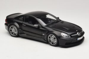 Mercedes SL65 AMG R230 Black Series Matt Black Minichamps 1:18 100038121 Kov – obrázek 6 z 8
