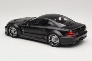 Mercedes SL65 AMG R230 Black Series Matt Black Minichamps 1:18 100038121 Kov – obrázek 7 z 8