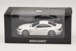 Mercedes SL65 AMG R230 Black Series Matná Bílá Minichamps 1:43 400038222 Kov – obrázek 4 z 4
