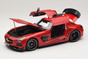 Mercedes SLS AMG C197 Black Series Červený Minichamps 1:18 110033022 Kov – obrázek 3 z 8