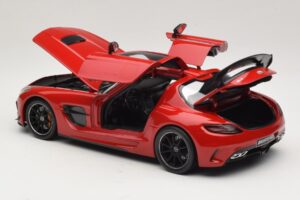 Mercedes SLS AMG C197 Black Series Červený Minichamps 1:18 110033022 Kov – obrázek 5 z 8