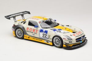 Mercedes SLS AMG GT3 #22 Graf / Jager Rowe Racing 24 Hours of Nurburgring 2013 Minichamps 1:18 151133122 Kov – obrázek 4 z 6