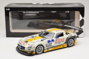 Mercedes SLS AMG GT3 #22 Graf / Jager Rowe Racing 24 Hours of Nurburgring 2013 Minichamps 1:18 151133122 Kov – obrázek 6 z 6